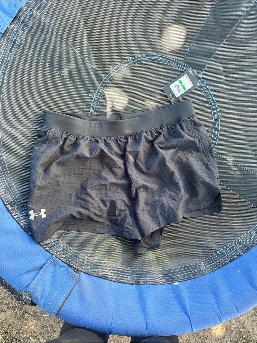 Under Armour Black Performance Mesh Running Shorts